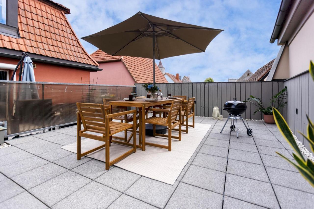 Fewos Am Main Mit Dachterrasse Zur Gemeinschaftlichen Nutzung Aller Apartments & Fahrradgarage - By Homekeepers オクゼンフルト エクステリア 写真